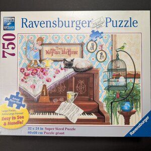 Ravensburger "Piano Cat" 750-piece Jigsaw Puzzle, Complete, Extra-large pieces